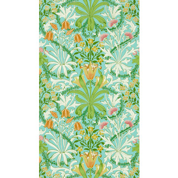 Woodland Weeds Orange/Turquoise 217101