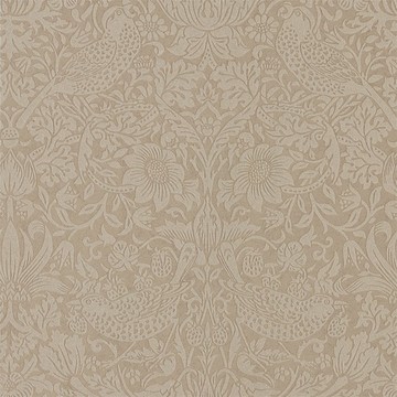Pure Strawberry Thief Taupe/Gilver 216019