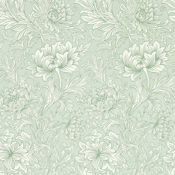 Chrysanthemum Toile Willow 217069