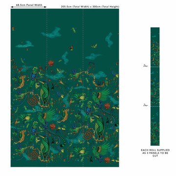 cloud forest mural W0200-02 mitat