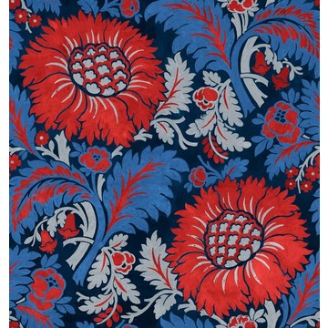 Chinese Damask Vermilion D00100