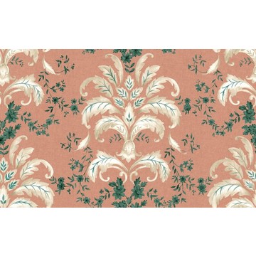 French Damask Peach D00138