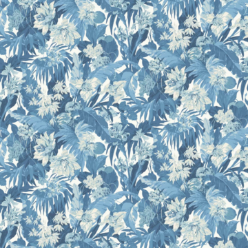 Tropical Floral Blue BW45132/2