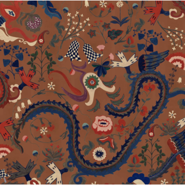 Dragon Flower Mural WP20942