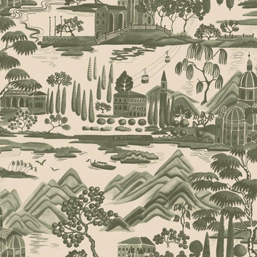 Lake Como Forest Green S10689