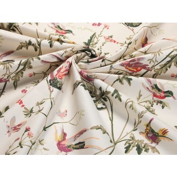 Hummingbirds Multi &amp; Cream F62/1001