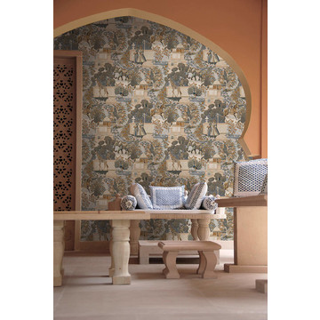 91801-Jal-Mahal-Navy-Orange  amb