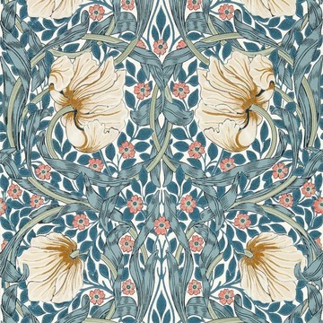 Pimpernel Woad/Coral 217363