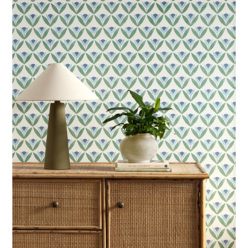 Tulip Trellis in Coast Blue Scion Living amb