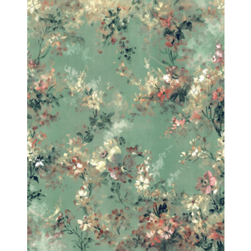 Oil Painted Flowers Mural 35096 (paneeli)