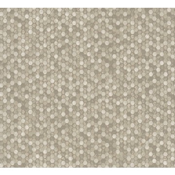 Metallic Honeycomb Champagne 35816