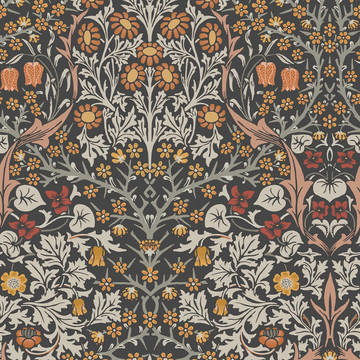 Blackthorn Charcoal &amp; Burnt Orange 124250