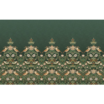 Strawberry Thief Green Mural 125310 (paneeli)