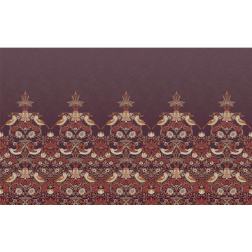 Strawberry Thief Plum Mural 125301 (paneeli)