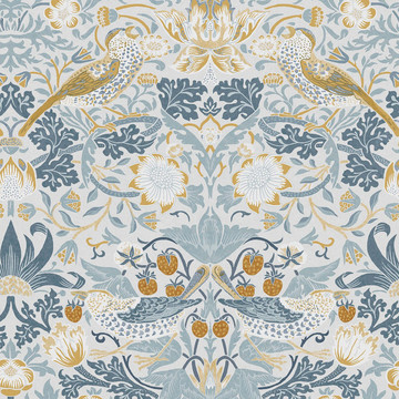 Strawberry Thief Soft Blue 124232