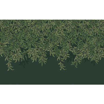 Willow Bough Deep Green Mural 125391 (paneeli)