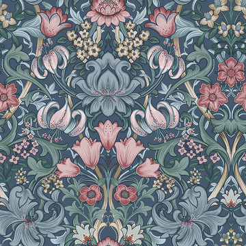 Fleurmont Navy/Blush 91903