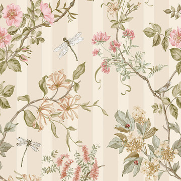 Camberley Cream/Coral 91932
