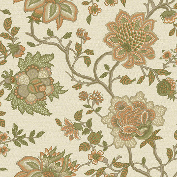 Regan Orange/Sage 91611