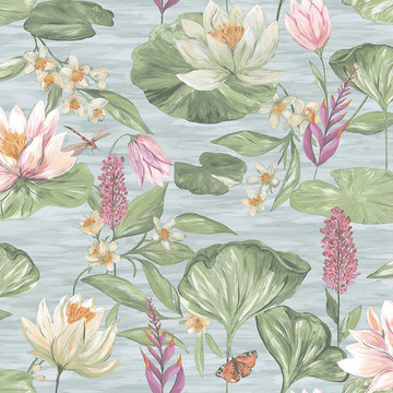 Water Lily Blue 91640