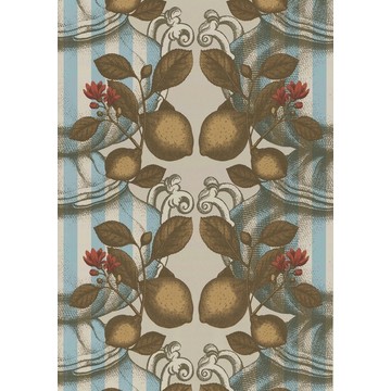 Limoncello Beige/Blue Stripes 1621