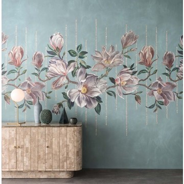 Magnolia Frieze w7338-02 amb