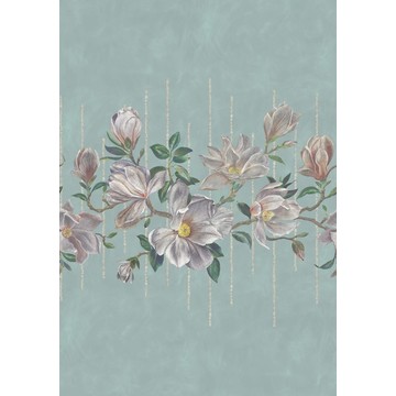 Magnolia Frieze w7338-02