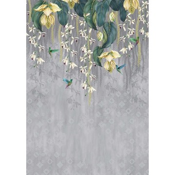 Trailing Orchid Grey/Lemon W7334-02 (paneeli)