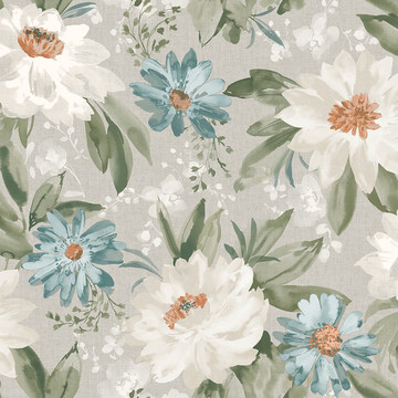 Painted Dahlia Green/Teal 676104