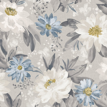 Painted Dahlia Blue/Grey 676105
