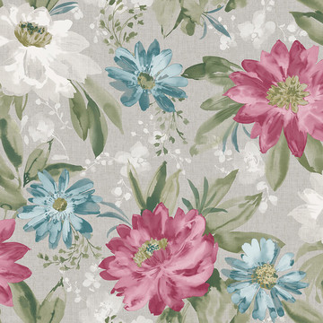 Painted Dahlia Pink/Teal 676107
