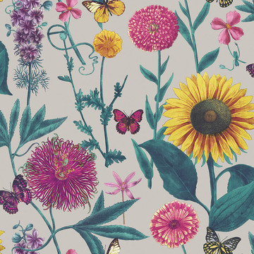 Summer Garden Grey/Multi 676204