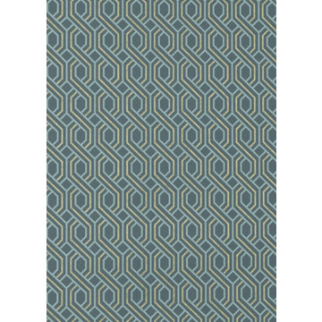 Boxwood Trellis Indigo BW45082/2