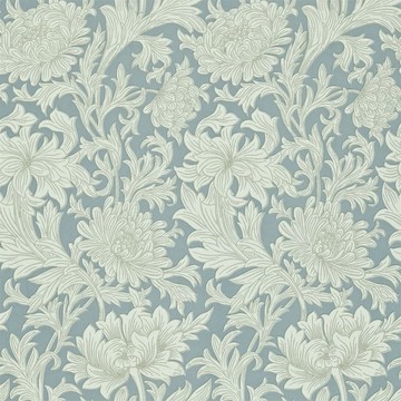 Chrysanthemum Toile China Blue/Cream 210415