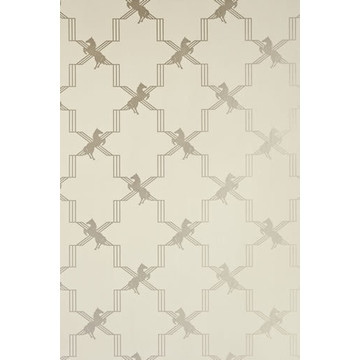 Horse Trellis Metallic Stone BG0500202