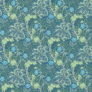 Morris Seaweed Cobalt/Thyme 216865 (214713/216468)