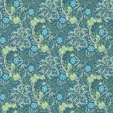 Morris Seaweed Cobalt/Thyme 214713