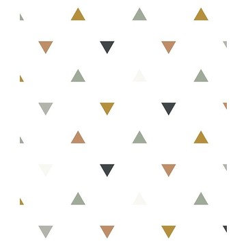 Geo Triangles Mustard H0458