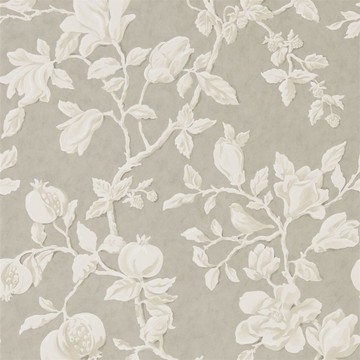 Magnolia &amp; Pomegranate Silver/Linen 215722