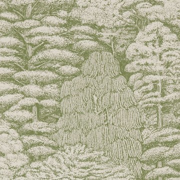 Woodland Toile Cream/Green 215720