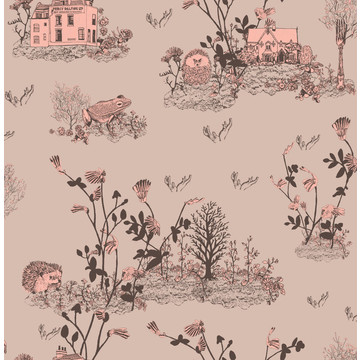 Woodlands Brown Pink