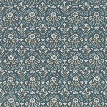 Morris Bellflowers Indigo/Linen 216806 (216436)
